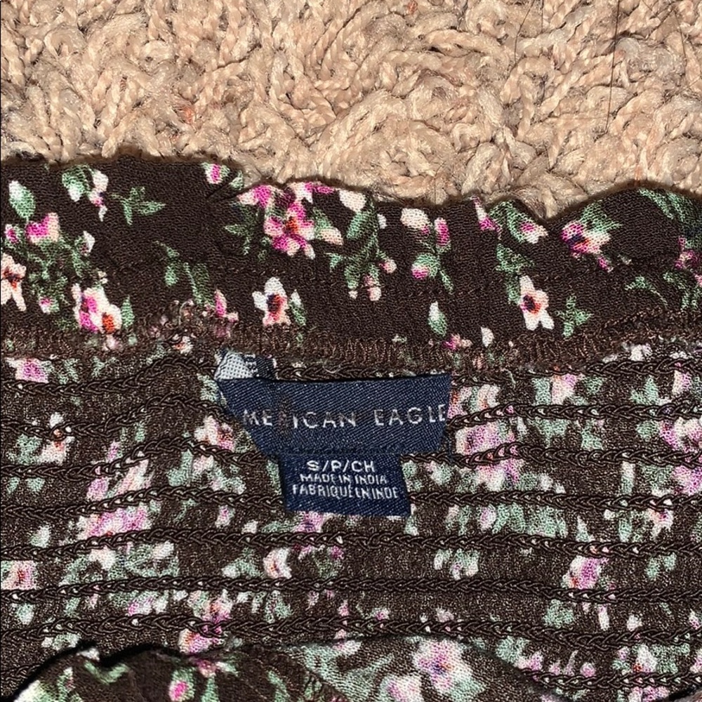 AEO floral tank top